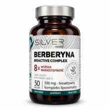Zdjęcie produktu - Silver MyVita Berberyna Bioactive Complex 500 mg Kompleks liposomalny, 50 kaps.