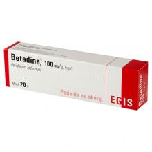 Zdjęcie produktu - BETADINE 100 mg/g, maść, 20g