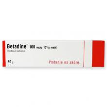 Zdjęcie produktu - BETADINE 100 mg/g Maść, 30g