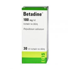 Zdjęcie produktu - BETADINE 100 mg/ml, roztw&oacute;r na sk&oacute;rę, 30ml