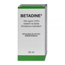 Zdjęcie produktu - Betadine 100 mg/ml roztw&oacute;r na sk&oacute;rę, 30 ml