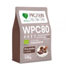 Zdjęcie produktu - BeOrganic Białko serwatkowe WPC 80 BIO o smaku kakaowym, 345 g
