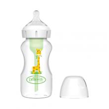 Zdjęcie produktu - Dr Brown's Butelka antykolkowa Options+ szeroka szyjka 3m+ Żyrafa 270ml