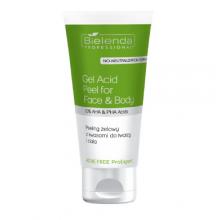 Zdjęcie produktu -  BIELENDA PROFESSIONAL ACNE FREE ProExpert Peeling żelowy do twarzy i ciała z kwasami, 150ml