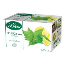 Zdjęcie produktu - BiFix Herbatka ziołowo-owocowa ekspresowa Pokrzywa z cytryną, 20 x 1,75g