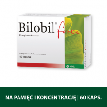 Zdjęcie produktu - BILOBIL FORTE 80mg, 60 kapsułek 