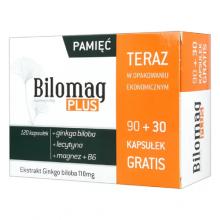 Zdjęcie produktu - BILOMAG Plus - 120 (90+30) kapsułek 