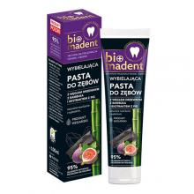 Zdjęcie produktu - BIO MADENT Wybielająca pasta do zęb&oacute;w z węglem drzewnym z bambusa i ekstraktem z fig, 100ml