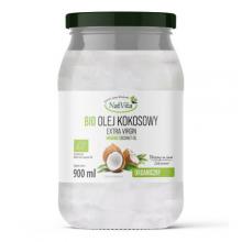 Zdjęcie produktu - NatVita Bio Olej Kokosowy Extra Virgin, 900 ml