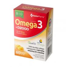 Zdjęcie produktu - BIO Omega3 + D2000, 60 kapsułek USZKODZONE OPAKOWANIE TEKTUROWE
