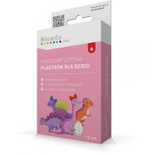 Zdjęcie produktu - BIOCANTO Dinusiowy Zestaw r&oacute;żowych plastr&oacute;w, 12 szt.