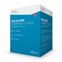 Zdjęcie produktu - BIOCANTO Kompresy Niejałowe 17-nitkowe 8-warstwowe 10cm x 10cm, 100 szt.