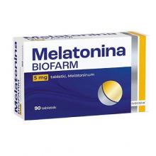 Zdjęcie produktu - BIOFARM Lek z melatoniną 5mg, 90 tabletek
