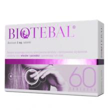 Zdjęcie produktu - Biotebal 5 mg, 60 tabletek