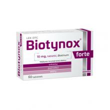 Biotynox Forte tabl. 0,01 g, 60 tabl. Lek z biotyną 
