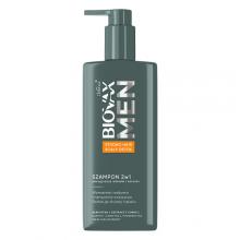 Zdjęcie produktu - BIOVAX Men Strong Hair&Scalp Detox 2w1 Szampon do włos&oacute;w i brody, 200ml