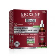 BIOXSINE DermaGen Forte Serum przeciw silnemu wypadaniu włos&oacute;w, 3x50ml