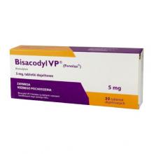 Zdjęcie produktu - Bisacodyl 5 mg INPHARM - 30 tabletek