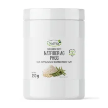 Zdjęcie produktu - NatVita NatFiber AG PHGG 100 % Rozpuszczalny błonnik prebiotyczny, 250 g