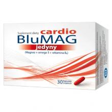 Zdjęcie produktu - BluMAG Cardio Jedyny, 30 kaps. Magnez witamina B6 i kwasy omega-3