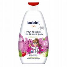 Zdjęcie produktu - BOBINI FUN Płyn do kąpieli i żel do mycia ciała o zapachu jabłuszka, 500ml