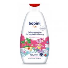 Zdjęcie produktu - BOBINI FUN Kolorowy płyn do kąpieli i zabawy R&oacute;żowa Woda, 500ml