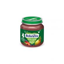 BoboVita Jabłka jagody i gruszki Williamsa po 4 miesiącu, 125 g