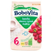 Zdjęcie produktu - BoboVita Kaszka mleczno-ryżowa malina - 230g