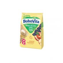 Zdjęcie produktu - BoboVita Kaszka zbożowa pełnoziarnista jabłko śliwka bezmleczna po 8 miesiącu, 180 g