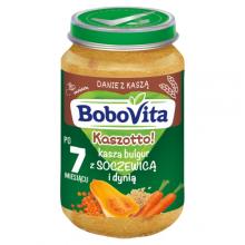 Zdjęcie produktu - BoboVita Kaszotto! Kasza bulgur z soczewicą i dynią po 7 miesiącu, 190 g