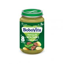BoboVita Obiadek Ziemniaczki z wołowiną i szpinakiem, 190 g