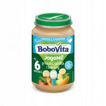 Zdjęcie produktu - BOBOVITA JogoMi! Owoce z jogurtem gruszki, jabłka i banany po 6. miesiącu, 190g