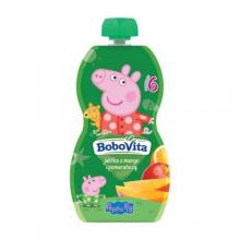 BoboVita Peppa Pig Mus Jabłko, mango, pomarańcza, 100g