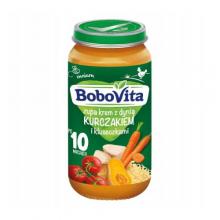 Zdjęcie produktu - BOBOVITA Zupa krem z dynią, kurczakiem i kluseczkami po 10. miesiącu, 250g