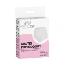 Zdjęcie produktu - BOCIOLAND Majtki poporodowe siateczkowe rozm. XL, 2szt.