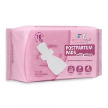 Zdjęcie produktu - BOCIOLAND Podpaski poporodowe wysokochłonne ze skrzydełkami, 10 szt.