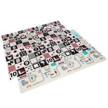 Zdjęcie produktu - BOCIOLAND Składana mata piankowa kontrastowa 150x200cm Miasto