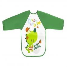 Zdjęcie produktu - BOCIOLAND Śliniak ceratowy rękawek Dino 6m+