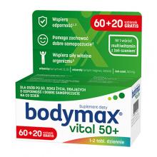 Zdjęcie produktu - BODYMAX VITAL 50+, 60 tabletek + 20 tabletek 