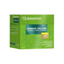 Zdjęcie produktu - Bonatium Herbata zielona ze sk&oacute;rką cytryny i imbirem, 1.6gx20 sztuk