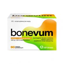 Zdjęcie produktu - Bonevum, Lek z wapniem 600 mg i witaminą D, 90 tabletek powlekanych