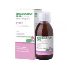 Zdjęcie produktu - BRONCHOSTOP Duo - Lek na kaszel bogaty w wyciąg z tymianku i prawoślazu 200 ml KR&Oacute;TKA DATA 31.10.2026
