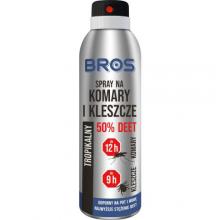 Zdjęcie produktu - BROS Spray na komary i kleszcze 50% DEET, 180ml