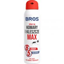 Zdjęcie produktu - BROS Spray na komary i kleszcze MAX, 90ml