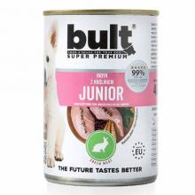 Zdjęcie produktu - Bult Junior Mokra karma dla psa Indyk z kr&oacute;likiem (szczeniak), 400 g