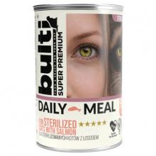 Zdjęcie produktu - Bult Daily Meal Sterilized Mokra karma dla kota Łosoś z Kurczakiem (dorosły), 400 g