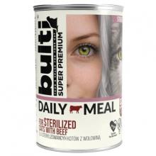 Zdjęcie produktu - Bult Daily Meal Sterilized Mokra karma dla kota Wołowina z Kurczakiem (dorosły), 400 g