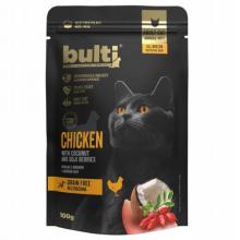 Zdjęcie produktu - Bulti Superfood Mokra karma dla kota Kurczak z kokosem i jagodami goji, 100 g