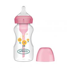 Zdjęcie produktu - Dr Brown's Butelka antykolkowa Options+ szeroka szyjka 0m+ Słoneczniki 270ml