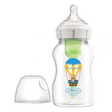 Zdjęcie produktu - Dr Brown's Options+ Butelka antykolkowa z szeroką szyjką 3m+ Kr&oacute;lik z balonem, 330ml